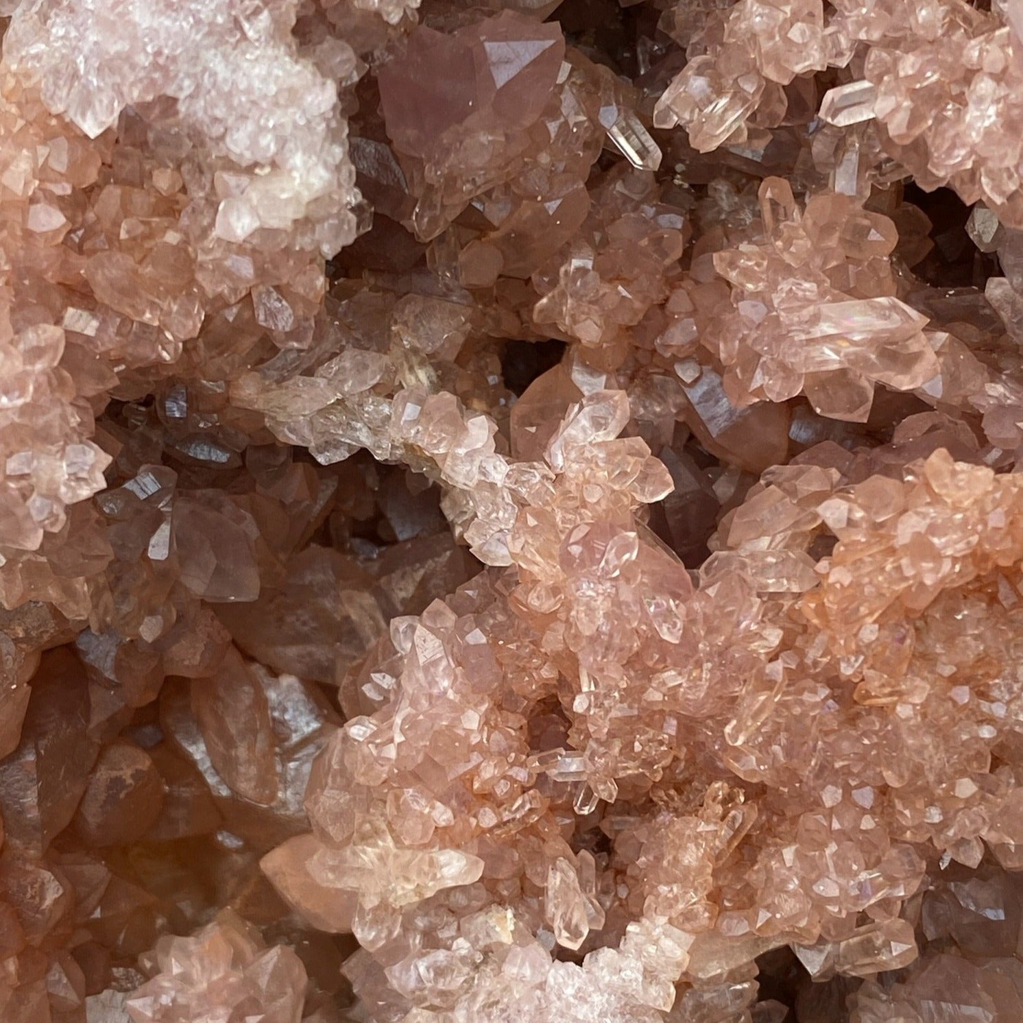 This a superb example of Pink Amethyst that has an abundance of well formed crystals. 