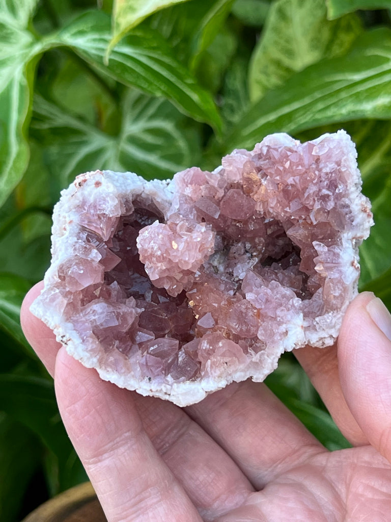 Pink Amethyst Geode Cool Stalactite Crystal Formation | 137 grams