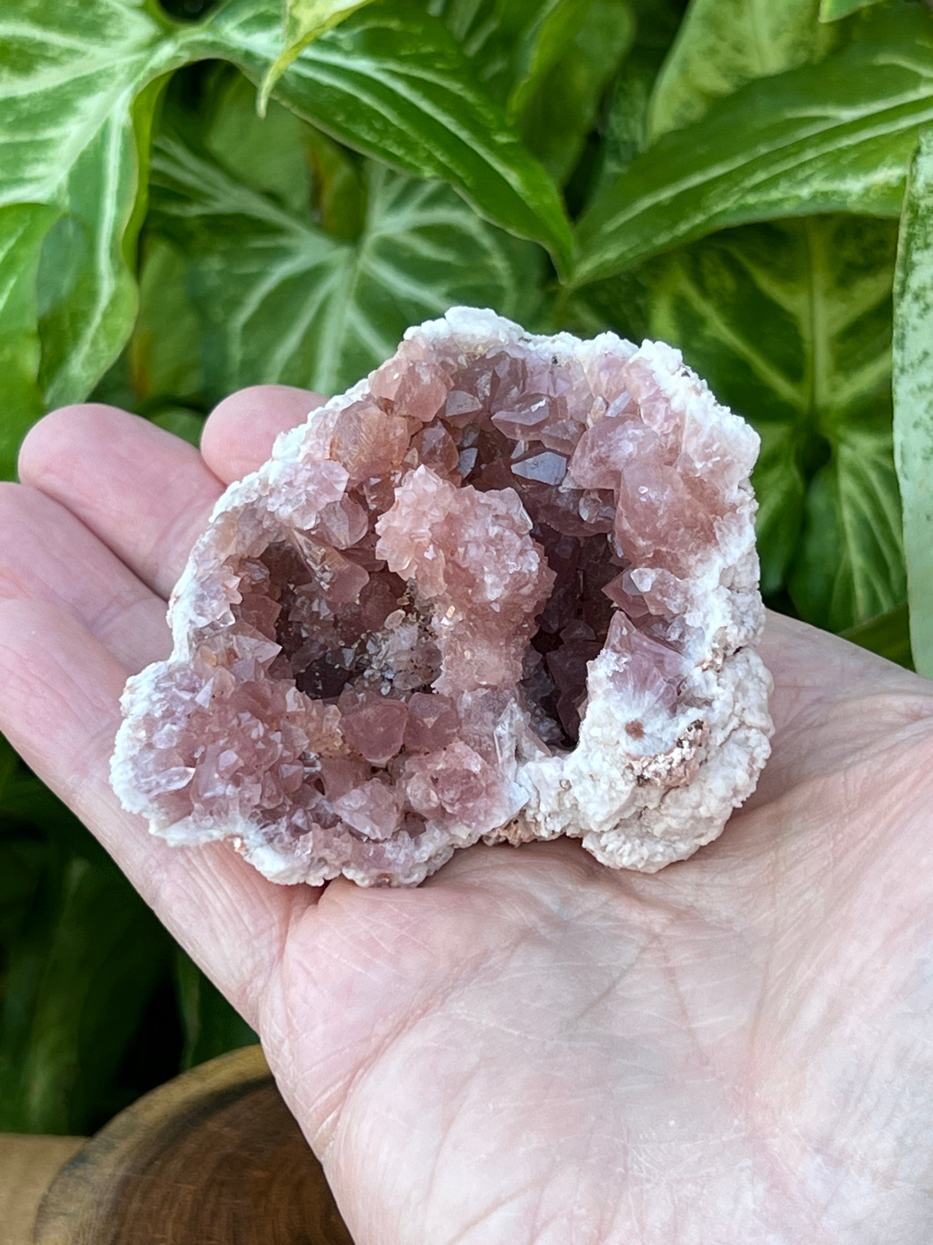 Pink Amethyst Geode Cool Stalactite Crystal Formation | 137 grams