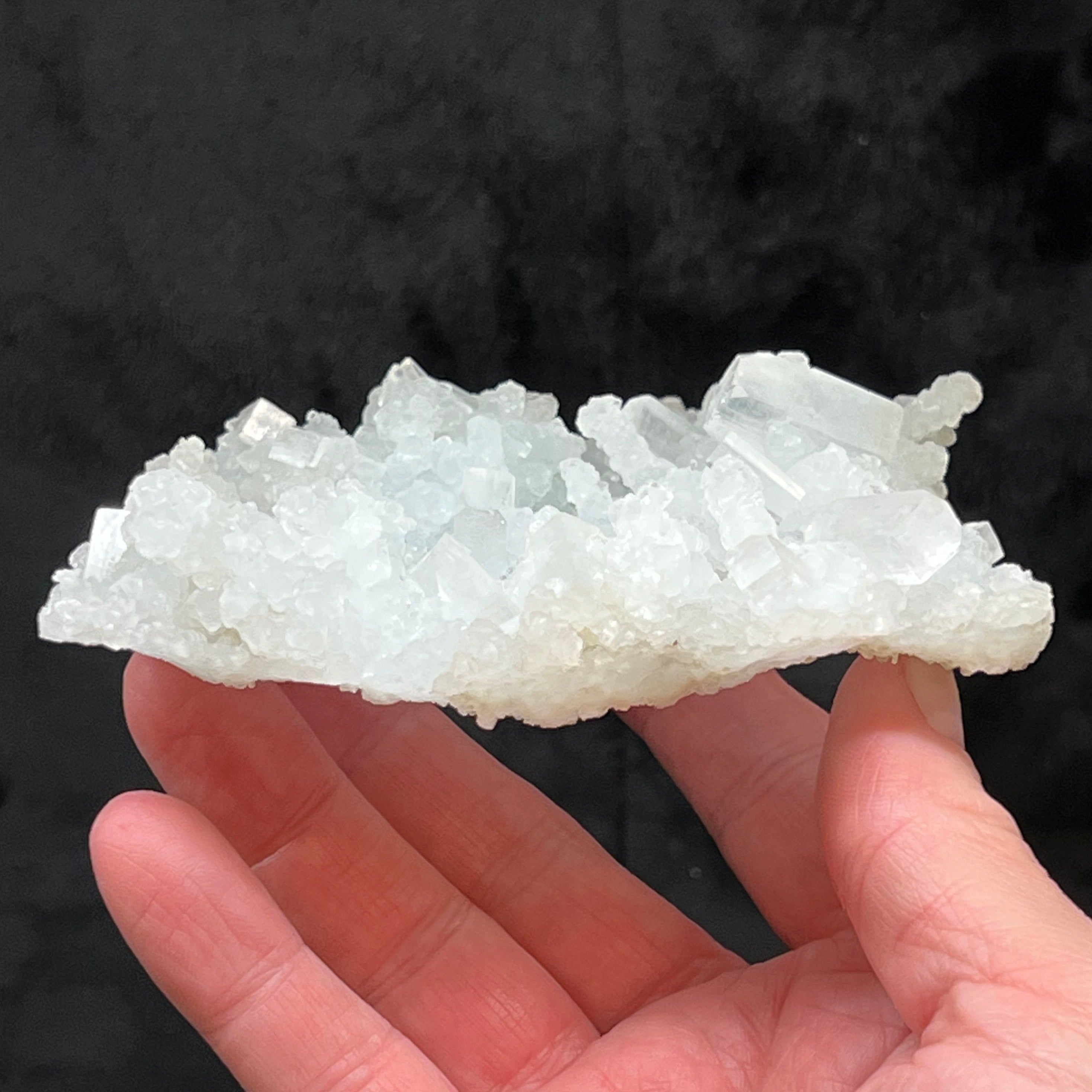 Prehnite Pseudomorph After Laumontite Apophyllite Large 238g