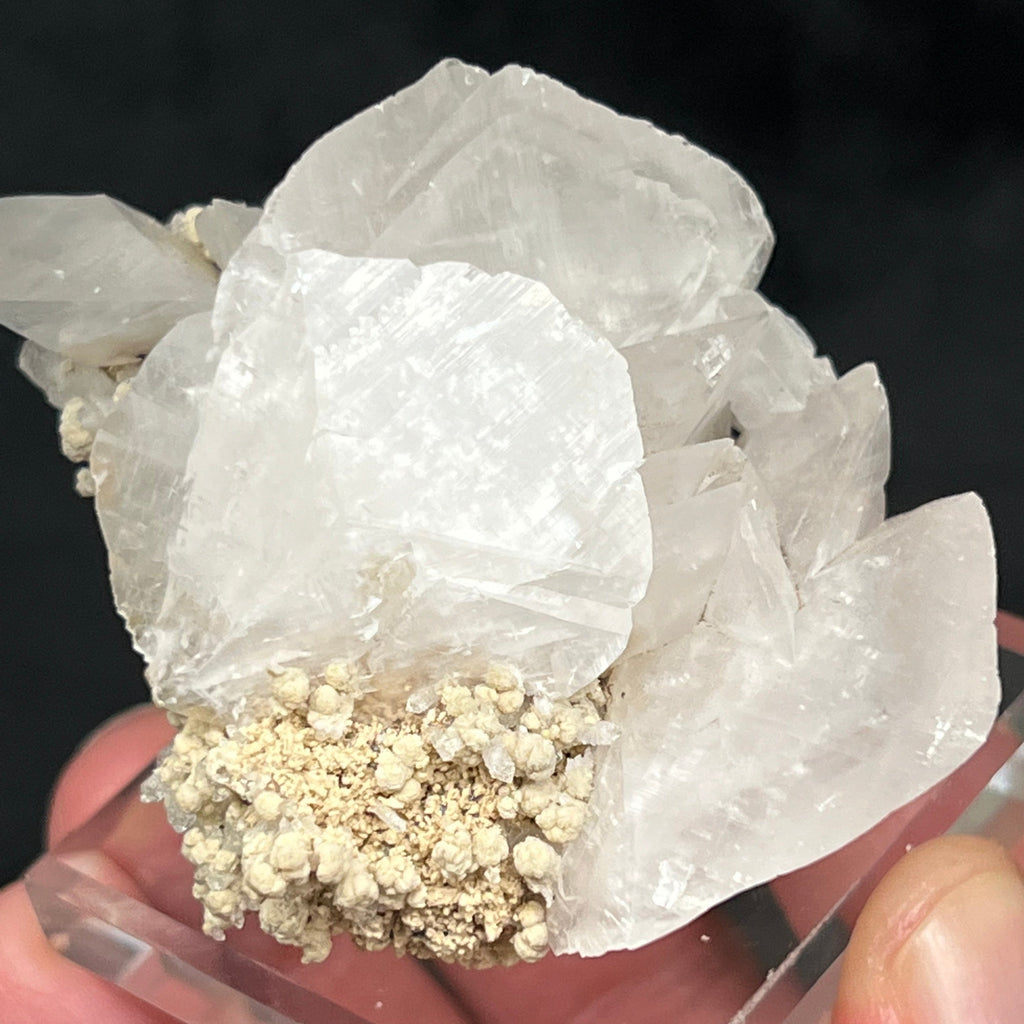 Calcite Chalcopyrite Poker Chip Crystals Flower-Like Fluorescent Russia
