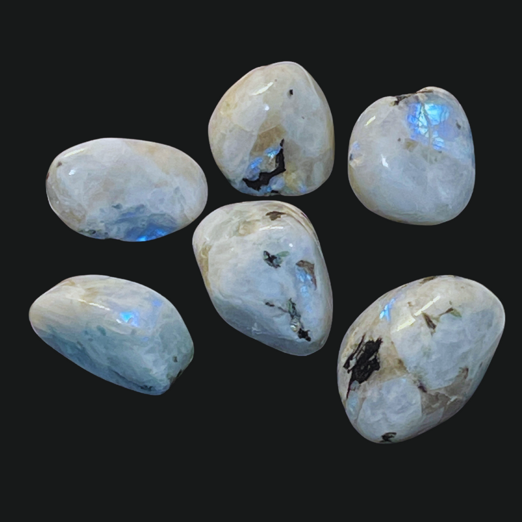 Rainbow Moonstone | Polished Tumbled Stone | Crystals