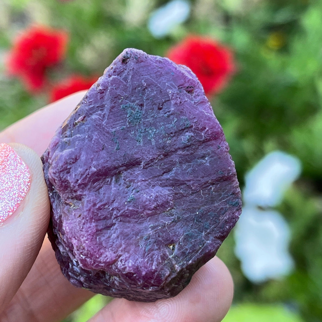 Natural Ruby Crystal with Record Keepers