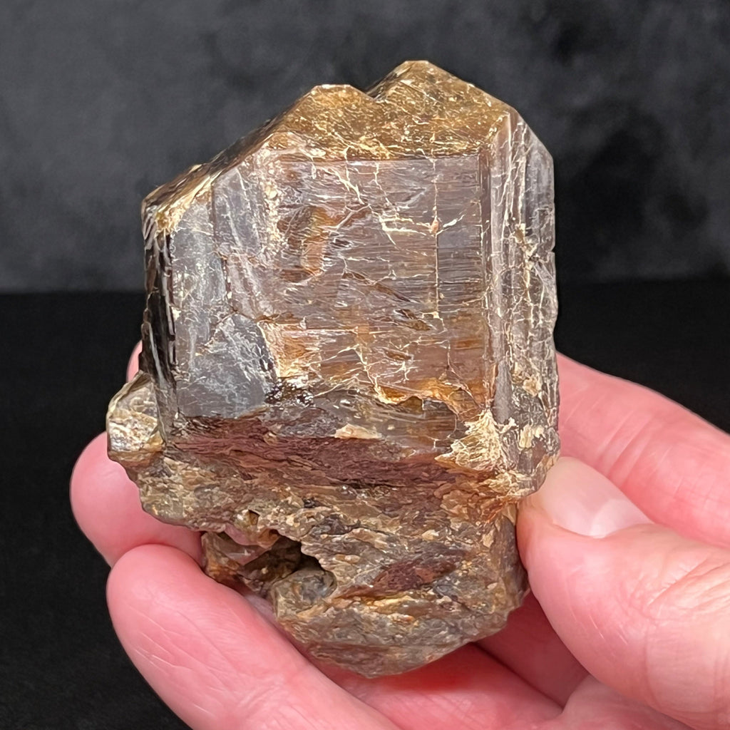 Vesuvianite Superb Luster Smooth Faces Unusual Size 280g