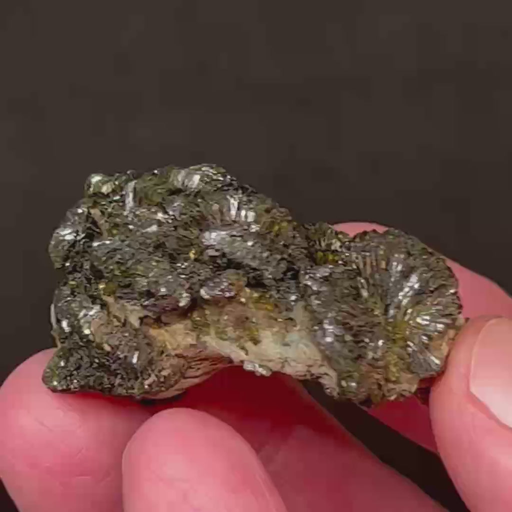 Due to the high degree of how naturally shiny the Epidote is, the video in this listing best exhibits the fine features of this quality specimen. 