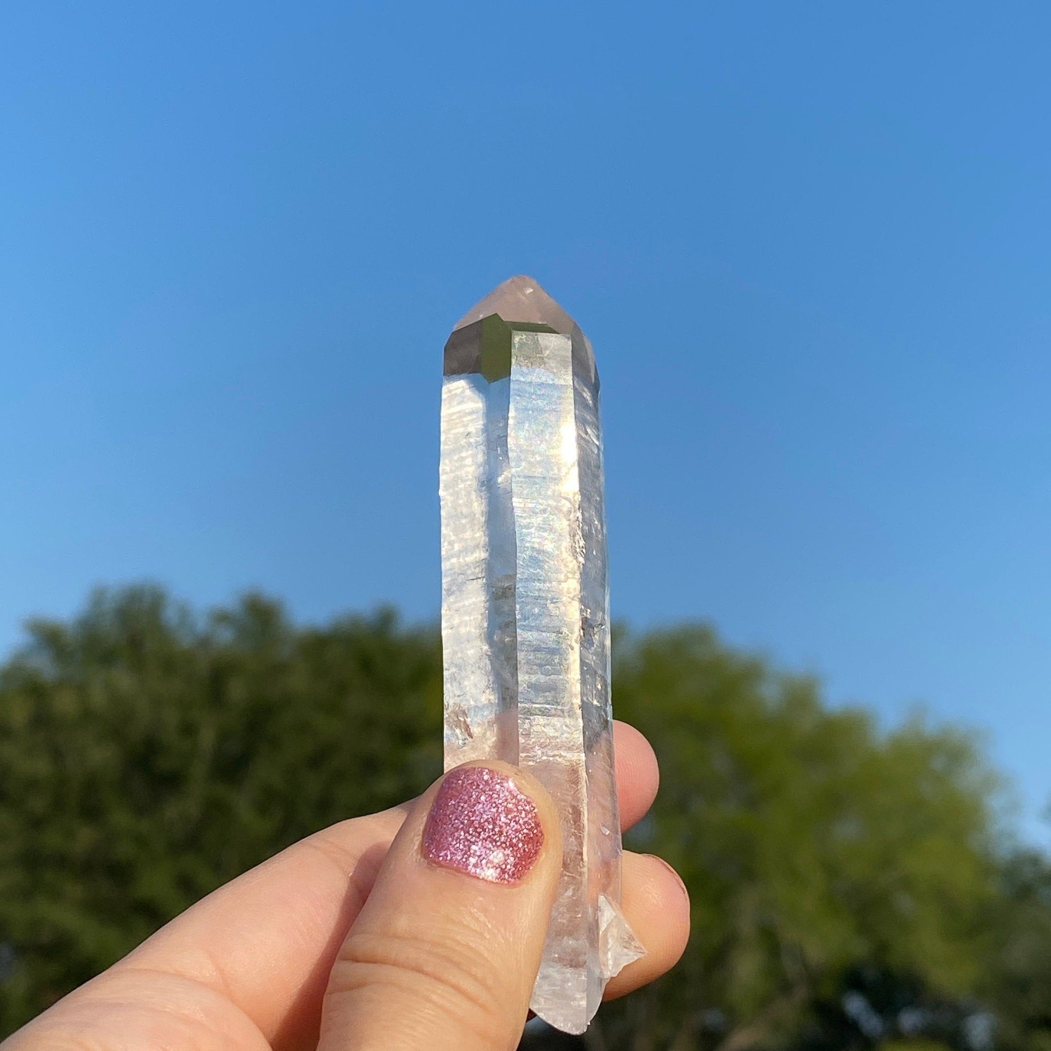 Natural Quartz Crystal - Water Clear Arkansas Quartz - Ron Coleman Mine