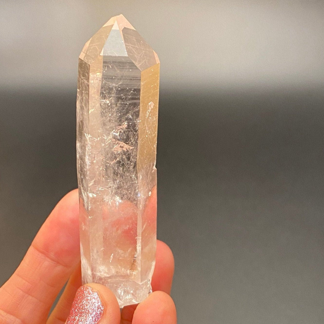 Natural Quartz Crystal - Water Clear Arkansas Quartz - Ron Coleman Mine