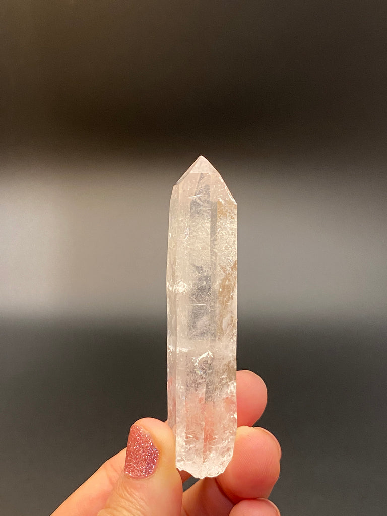 Quartz Crystal-Arkansas Quartz -Nice Point from Ron Coleman Mine - Healing Crystal