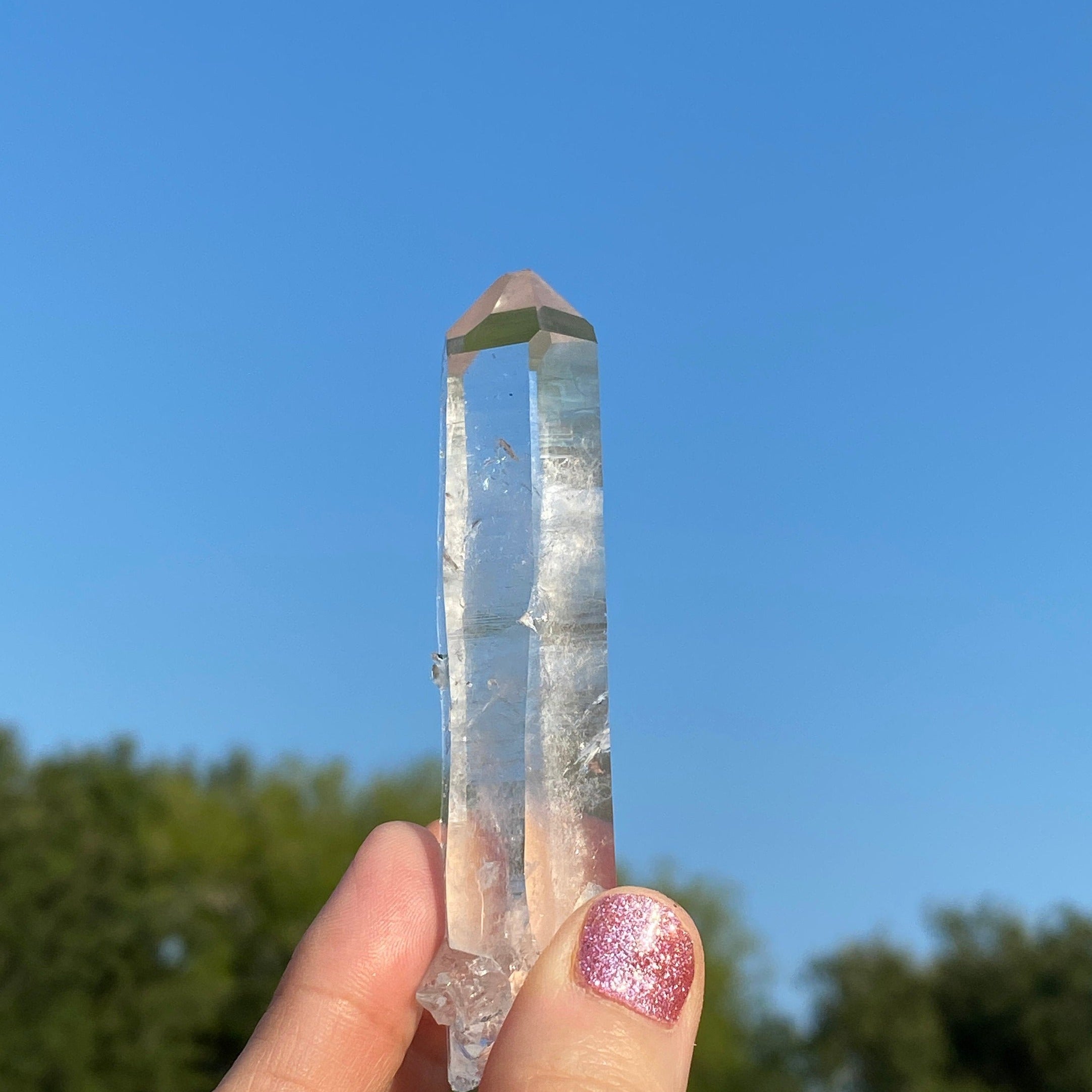 Natural Quartz Crystal - Water Clear Arkansas Quartz - Ron Coleman Mine