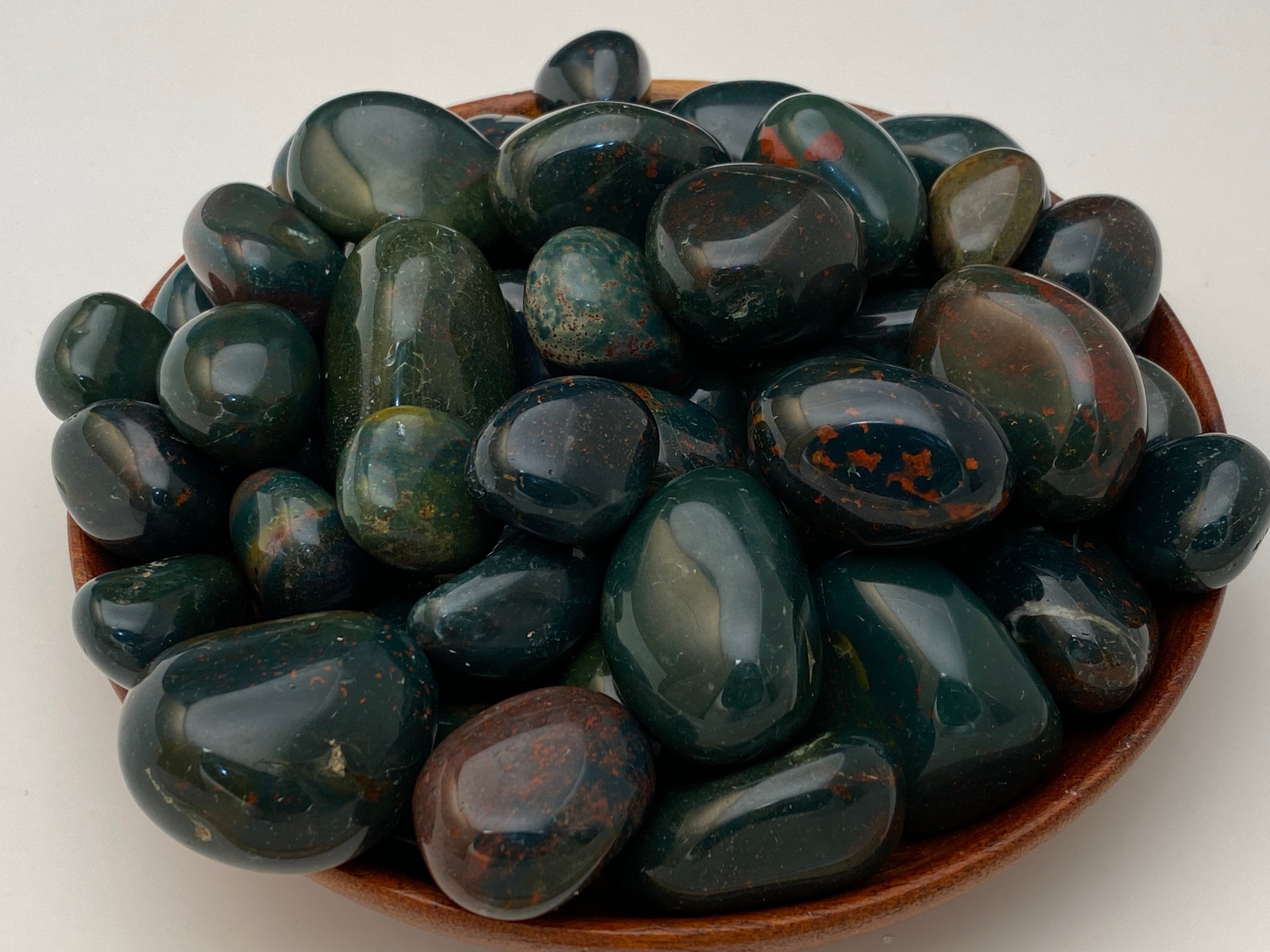 Bloodstone Polished Tumbled Stone - Healing Crystal