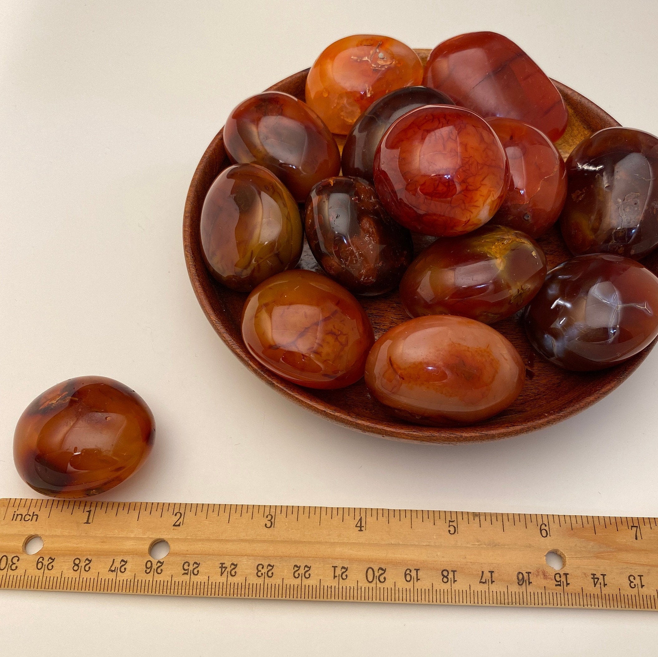 Carnelian Polished Tumbled Stone "A Grade"