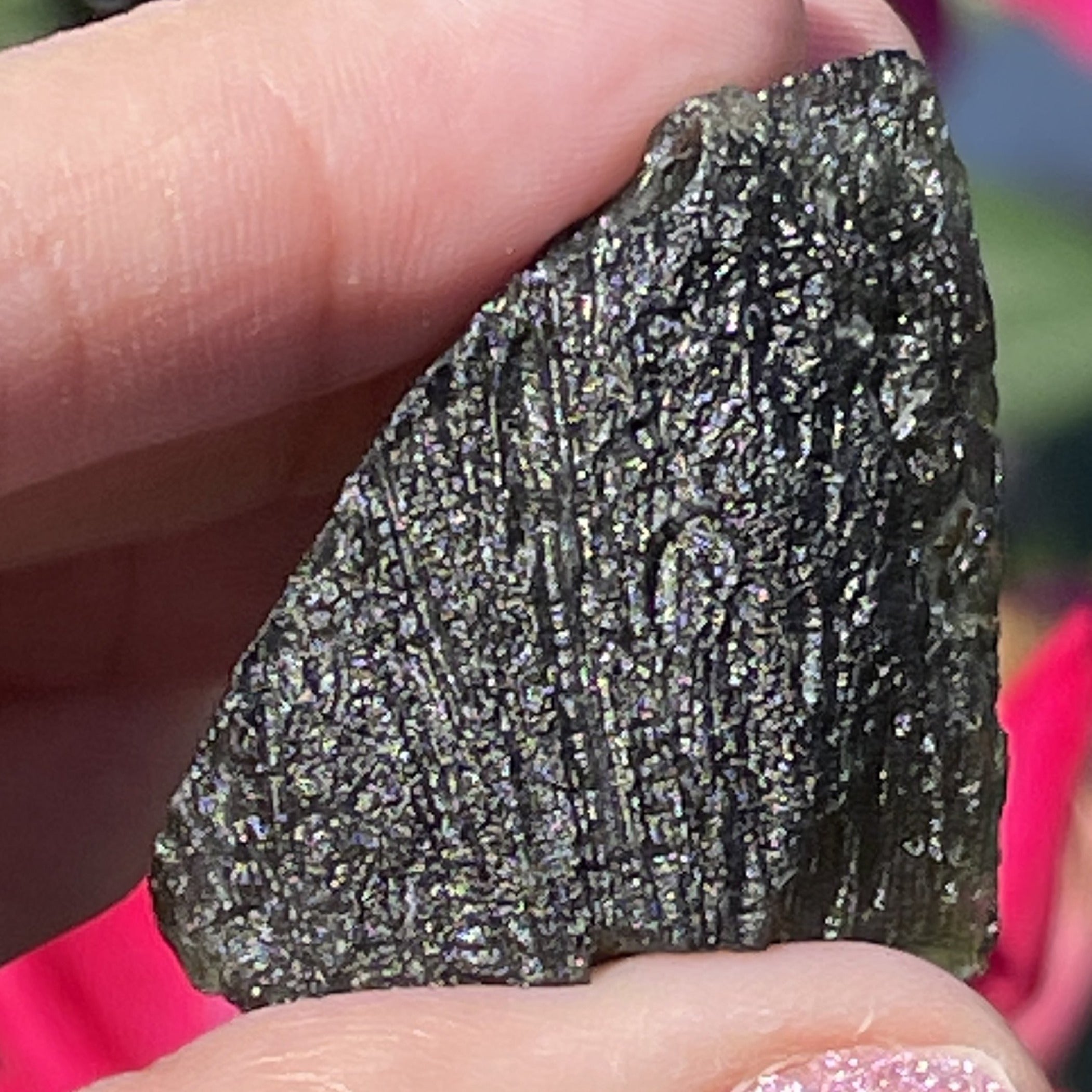 Moldavite-Chlum-Tektite