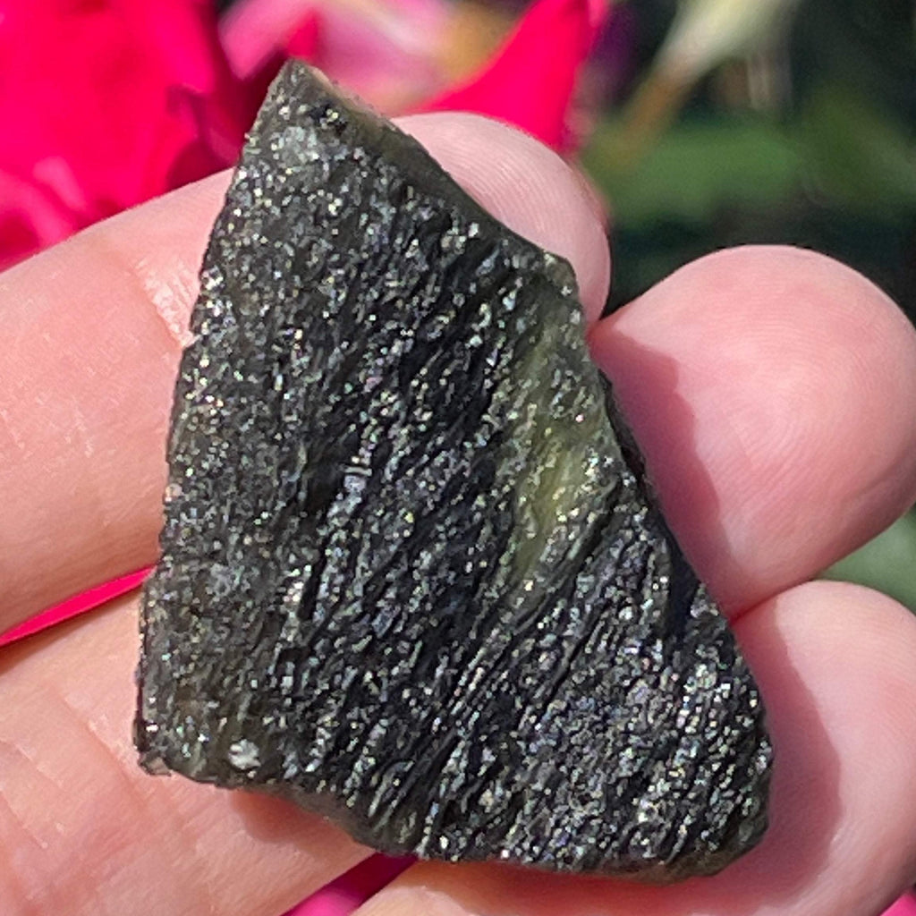Rare Moldavite Czech "Chlum" Authentic Large 13g. Meteorite