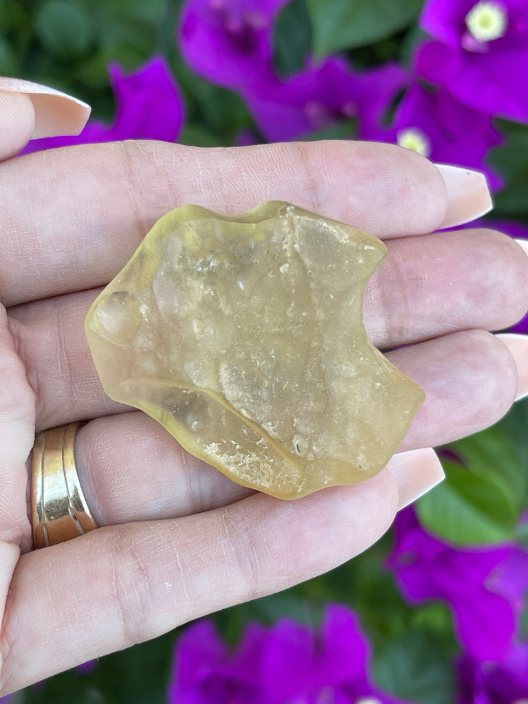 Libyan Desert Glass | Rare Libyan Gold Tektite | Large 25 Grams, Authentic