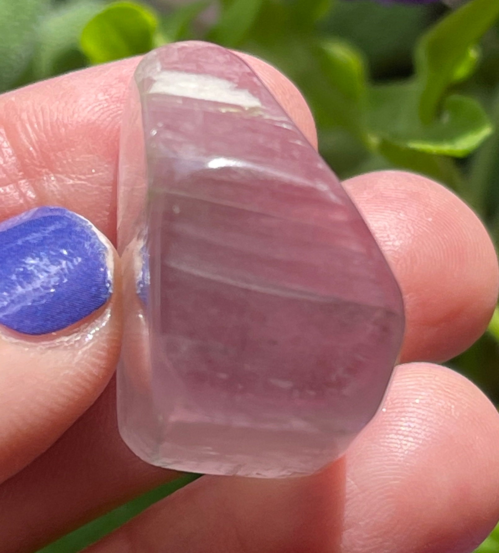 Kunzite Polished Gemstone | 22grams of Pink Lilac Kunzite Crystal | Spodumene Crystals