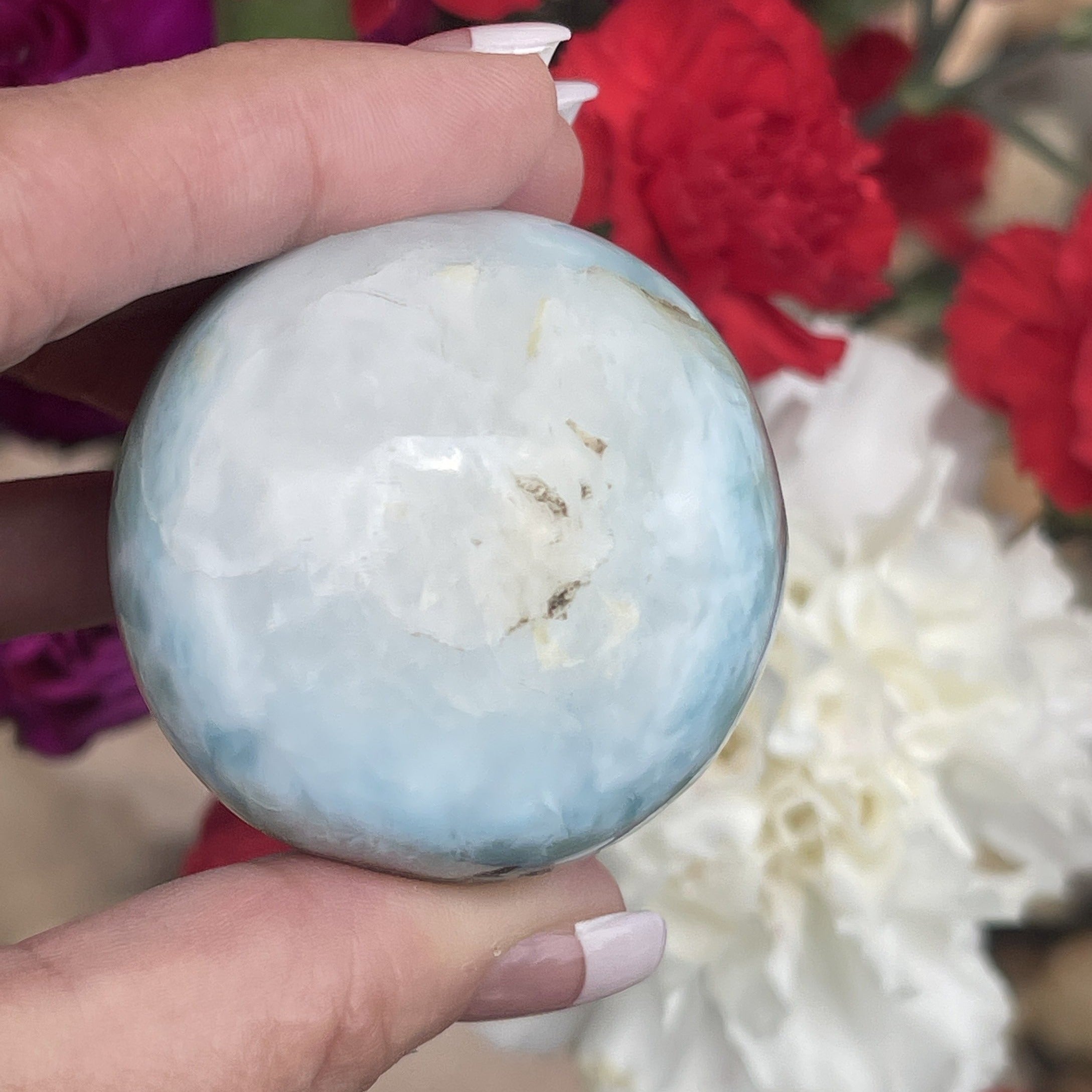 Larimar - AA+ The Dolphin Stone - 44mm