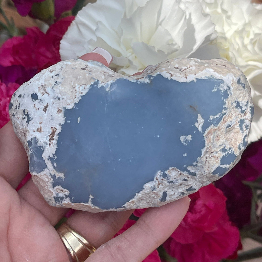 Angelite Window Polished Face  | 233grams |  Divine Angelic Crystal | Spiritual Crystals