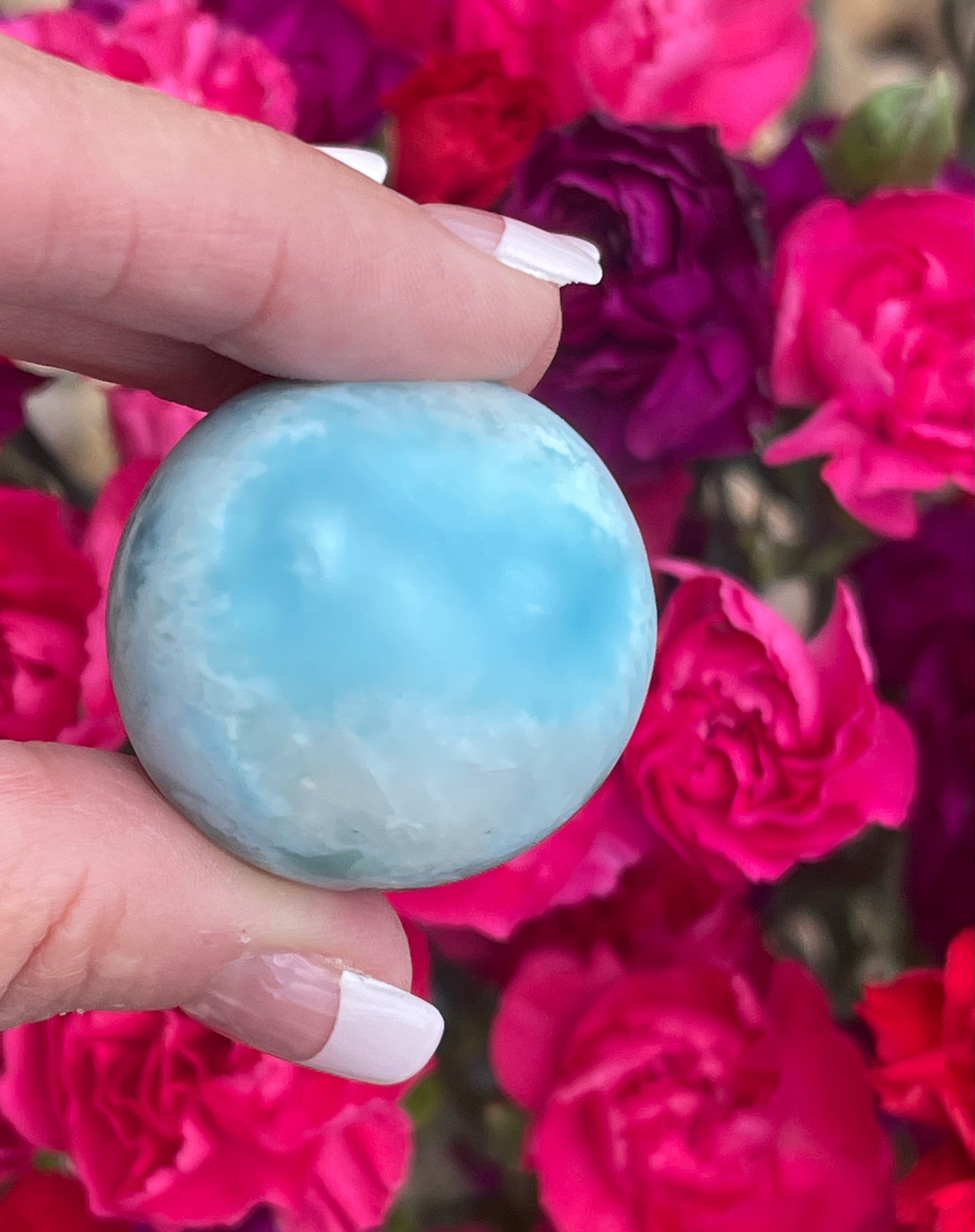 Larimar - AA+ The Dolphin Stone - 32mm - Calming Crystal